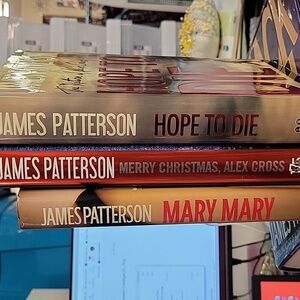 James Patterson Set of 3 Hope To Die, Mary Mary & Merry Christmas Alex Cross